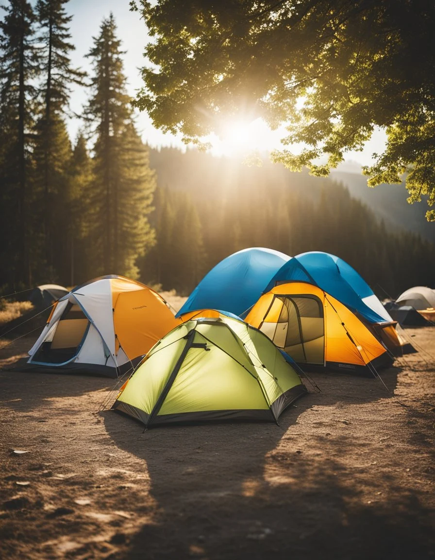 A Coleman tent pitched on grass, used here as a car-camping shelter example