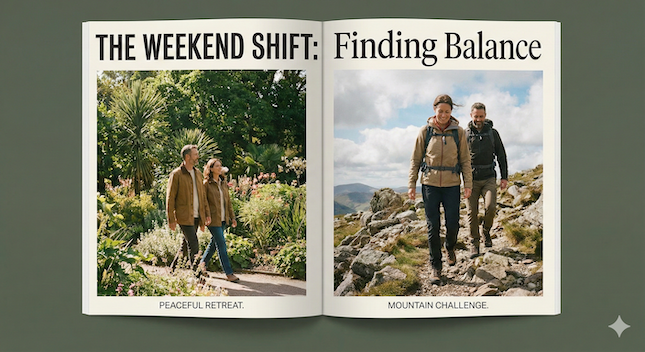 Adults looking for a change of pace can find everything from peaceful botanical gardens to challenging mountain trails within a few hours' drive