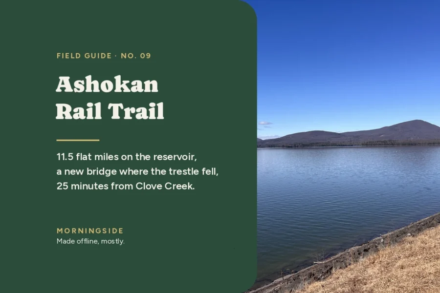 Ashokan Rail Trail: The Boiceville Bridge, Trailheads and Rules