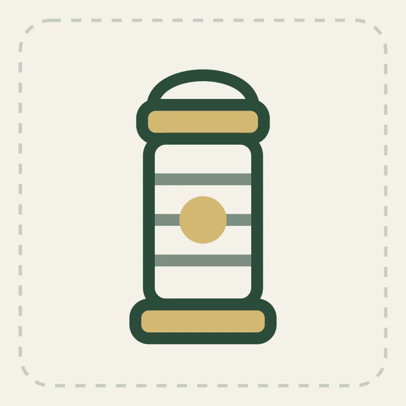 Illustration of a camp lantern