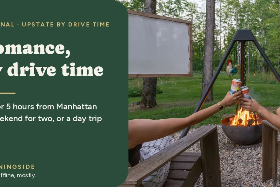 Romantic Weekend Getaways from NYC, Planned by Drive Time
